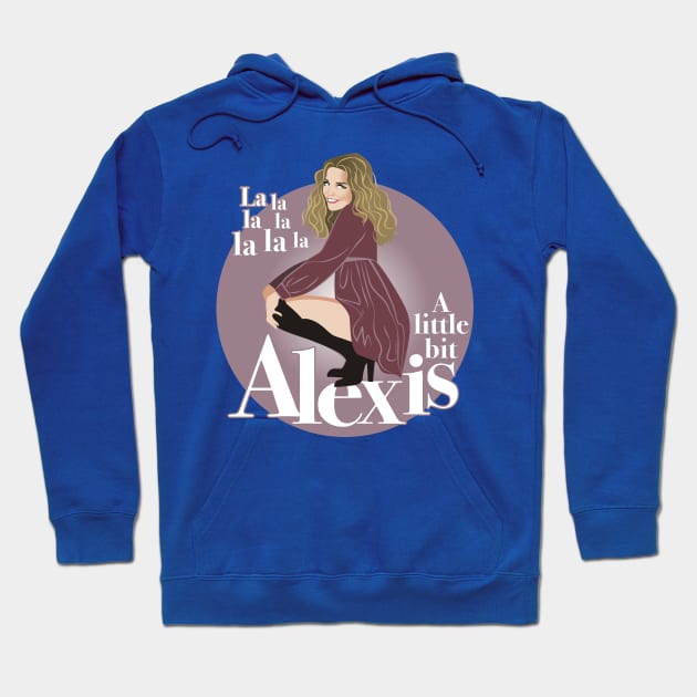 A little bit Alexis Hoodie by AlejandroMogolloArt